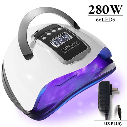 Pro 280W UV/LED Nail Dryer Lamp – Salon-Grade Gel Curing