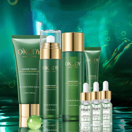 O′KADY Korean Skin Care Set – 7-Piece Hydrating & Brightening Facial Kit | Whitening Mask, Soothing Lotion & Essence for All Skin Types