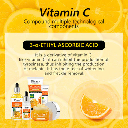 Vitamin C Brightening Skin Care Set – Hydrating, Moisturizing & Glow Boosting Facial Kit