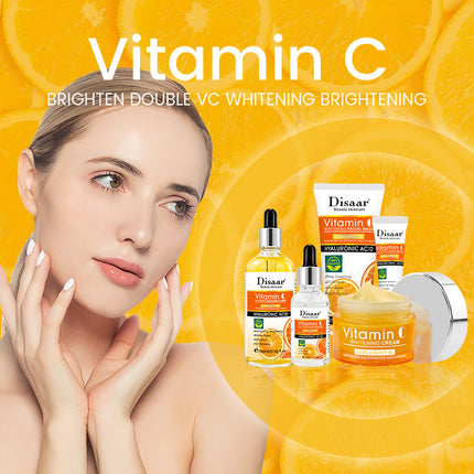 Vitamin C Brightening Skin Care Set – Hydrating, Moisturizing & Glow Boosting Facial Kit