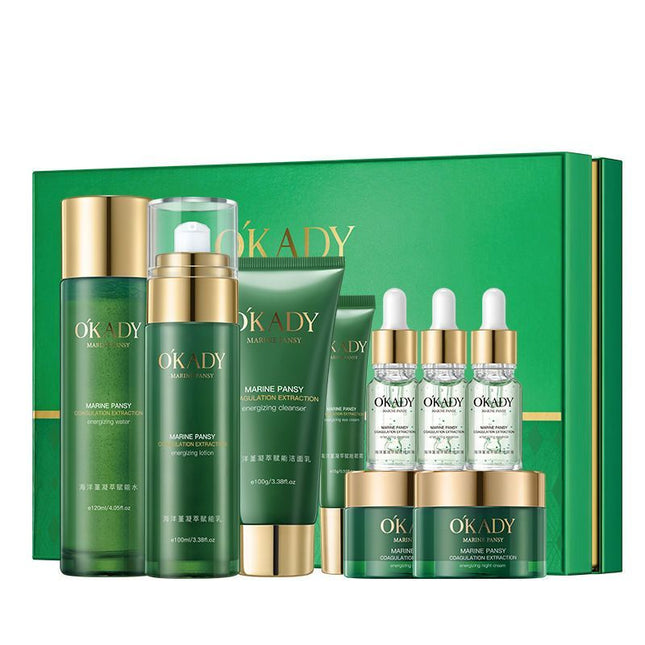 O′KADY Korean Skin Care Set – 7-Piece Hydrating & Brightening Facial Kit | Whitening Mask, Soothing Lotion & Essence for All Skin Types