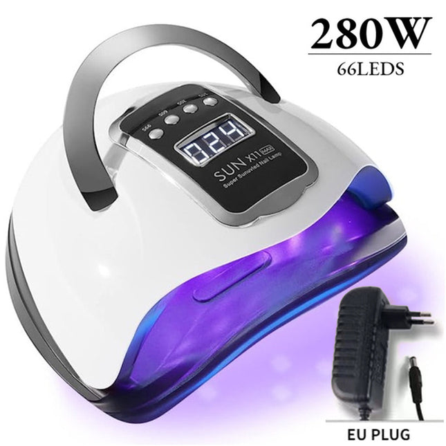 Pro 280W UV/LED Nail Dryer Lamp – Salon-Grade Gel Curing