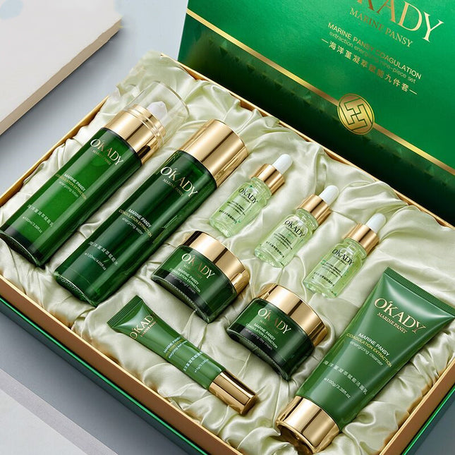 O′KADY Korean Skin Care Set – 7-Piece Hydrating & Brightening Facial Kit | Whitening Mask, Soothing Lotion & Essence for All Skin Types